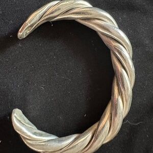 Sterling Silver Twisted Cuff Bracelet
